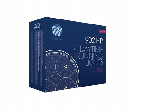 LAMPY DO JAZDY DZIENNEJ DRL LED 902HP M-TECH DIODY OSRAM HOMOLOGACJA GWAR.
