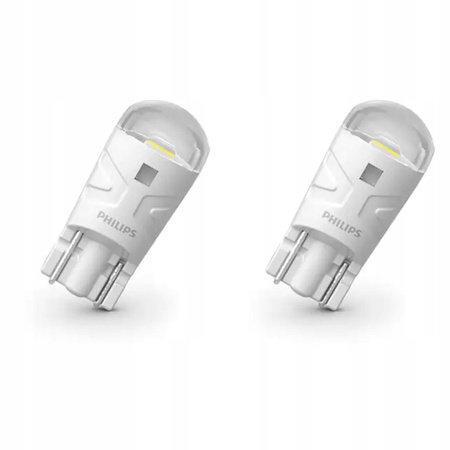 Żarówki LED PHILIPS Ultinon Pro3100 W5W T10 6000K POSTOJÓWKI WNĘTRZE