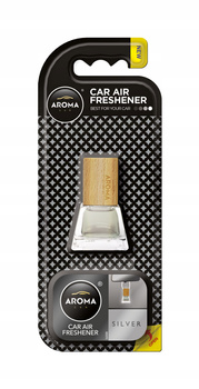ZAWIESZKA SAMOCHODOWA AROMA PRESTIGE WOOD SILVER