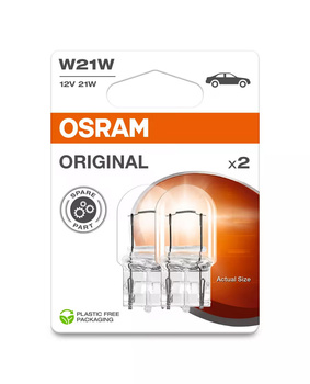 OSRAM ORIGINAL W21W 12V 21W (2 szt.)