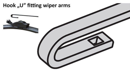 CHEVROLET Trans Sport Wrz.1996-wzwyż Zestaw Przednich Wycieraczek Płaskich Aero z wbudowanym spryskiwaczem