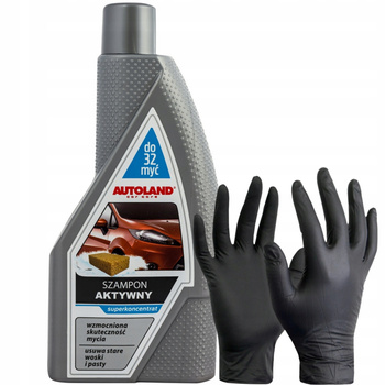 AUTOLAND SZAMPON SAMOCHODOWY Z WOSKIEM PSZCZELIM KONCENTRAT DO 32MYĆ GRATIS