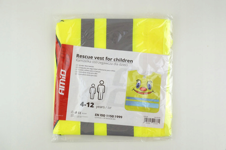 Kamizelka odblaskowa dla dzieci z certyfikatem