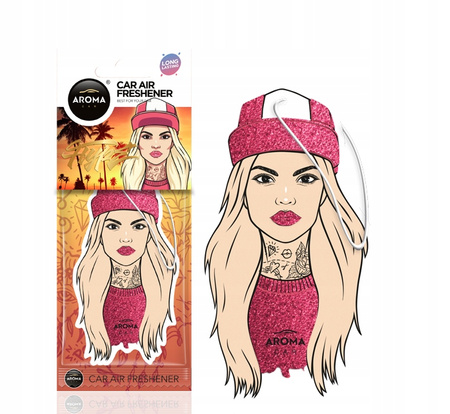 ZAPACH SAMOCHODOWY AROMA CAR CAP HYPE GIRL HIP-HOP