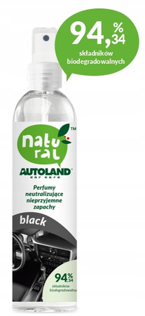 Perfumy samochodowe AUTOLAND NATURAL BLACK 300ml