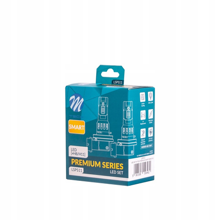 ŻARÓWKI H8/H11 LED MTECH SMART PLUG & DRIVE ROZMIAR 1:1 