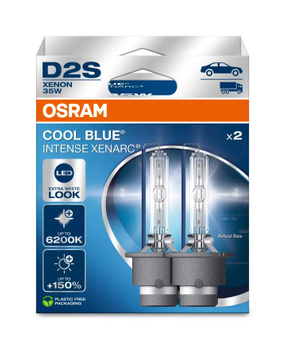 ŻARNIKI XENON D2S OSRAM COOL BLUE INTENSE NEXTGEN XENARC 66240CBN-2HB 6200K +150%