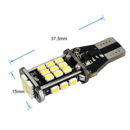 ŻARÓWKI LED W16W EINPARTS COFANIA WSTECZNE 30SMD CANBUS ULTRA MOCNE