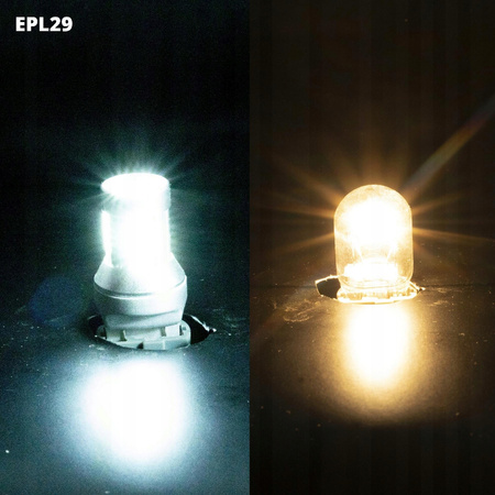 ŻARÓWKI LED W21/5W LED DZIENNE ŚNIEŻNE BIAŁE 6000K