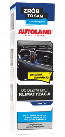 AUTOLAND ŚRODEK DO CZYSZCZENIA I DEZYNFEKCJI KLIMATYZACJI BIOBÓJCZY NEW CAR