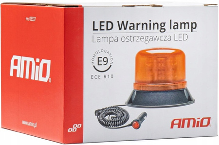 LAMPA BŁYSKOWA OSTRZEGAWCZA LED KOGUT 12/24V