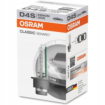 ŻARNIK XENON KSENON OSRAM D4S CLASSIC XENARC 4300K MADE IN GERMANY