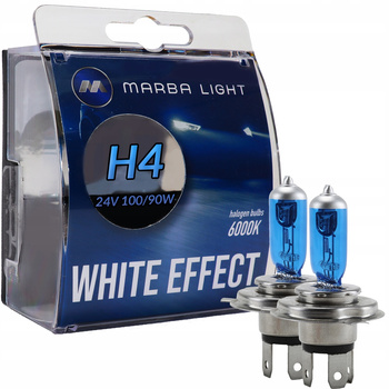 ŻARÓWKI MARBA LIGHT WHITE EFFECT H4 100/90W 24V