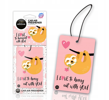ZAPACH SAMOCHODOWY AROMA CAR SLOTH - LOVE SERIES