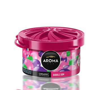 ZAPACH SAMOCHODOWY PUSZKA AROMA ORGANIC BUBBLE GUM