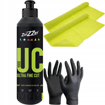 ZVIZZER UC1000 GREEN ULTRAFINE CUT PASTA POLERSKA WYKAŃCZAJĄCA 250ml FIBRY