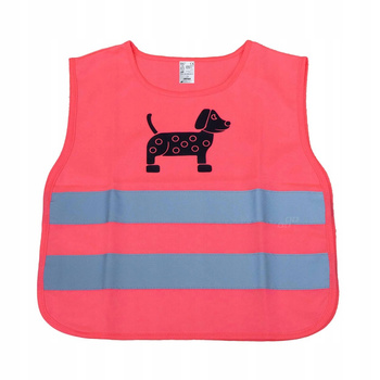 KAMIZELKA ODBLASKOWA DLA DZIECI Z CERTYFIKATEM DO SAMOCHODU DLA PRZEDSZKOLA