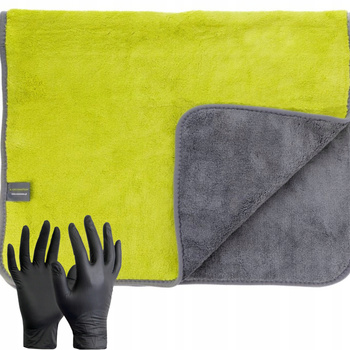 PUSZYSTY RĘCZNIK 90x60 Z MIKROFIBRY DO OSUSZANIA XXL ULTRA CHŁONNY 840GSM!