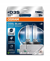 ŻARNIKI D3S XENON KSENON OSRAM XENARC COOL BLUE BOOST 7000K SUPER BIAŁE