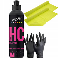 ZVIZZER HC4000 RED HEAVY CUT PASTA POLERSKA MOCNO ŚCIERNA TNĄCA 250ml FIBRY