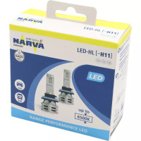 ŻARÓWKI H8 H11 LED RETROFIT NARVA RANGE PERFORMANCE GERMANY ORIGINAL 6500K 12V 24V