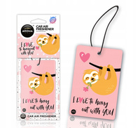 ZAPACH SAMOCHODOWY AROMA CAR SLOTH - LOVE SERIES