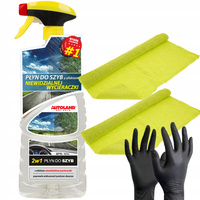 AUTOLAND PŁYN DO SZYB Z EFEKTEM NIEWIDZIALNEJ WYCIERACZKI HYDROFOBOWY 2w1