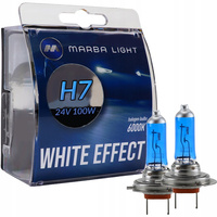 ŻARÓWKI H7 24V 100W MARBA WHITE EFFECT CIĘŻAROWE