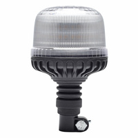 LAMPA OSTRZEGAWCZA BŁYSKOWA KOGUT LED R65 R10 12V 24V W03P WSPORNIK JASNA