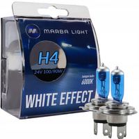 ŻARÓWKI MARBA LIGHT WHITE EFFECT H4 100/90W 24V