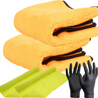 ZESTAW DO OSUSZANIA i POLEROWANIA PUSZYSTE RĘCZNIKI 600gsm + MIKROFIBRY