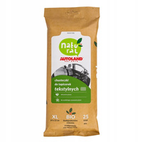 NATURAL - Chusteczki do tapicerek tekstylnych - 25szt AUTOLAND BIO