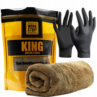 POTĘŻNY RĘCZNIK DO OSUSZANIA WORK STUFF KING 90x73cm 1100GSM PROFESJONALNY