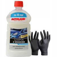 AUTOLAND SZAMPON SAMOCHODOWY Z WOSKIEM PSZCZELIM KONCENTRAT DO 16MYĆ GRATIS