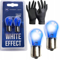 ŻARÓWKI P21W MARBA LIGHT WHITE EFFECT 6000K BEZ BŁĘDU JAK LED SNIEŻNA BIEL