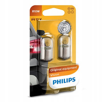 2x Żarówki PHILIPS R10W BA15s 12V VISION +30%