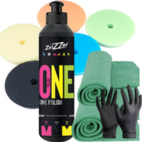 ZESTAW ZVIZZER ONE POLISH DO POLEROWNIA ONE STEP PASTA + 5 PADÓW + MIKROFIBRY MADE IN GERMANY
