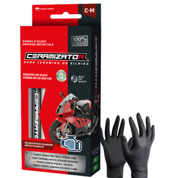 CERAMIZATOR DO MOTOCYKLA DODATEK DO OLEJU OCHRONA NA 50 000KM CHRONI GRATIS