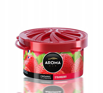 ZAPACH SAMOCHODOWY PUSZKA AROMA ORGANIC STRAWBERRY