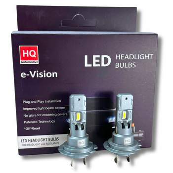 ŻARÓWKI H7 HQ E-VISION 12V 6000K LED ORYGINALNY ROZMIAR PLUG & DRIVE