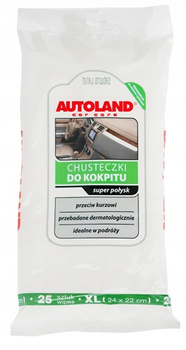 AUTOLAND - Chusteczki do kokpitu POŁYSK - 25szt