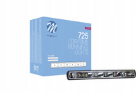 LAMPY DO JAZDY DZIENNEJ DRL LED LDO725 M-TECH DIODY OSRAM HOMOLOGACJA