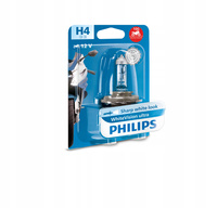 PHILIPS H4 WHITE VISION ULTRA MOTOCYKL BIELSZE