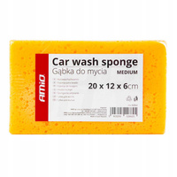 GĄBKA DO MYCIA SAMOCHODU MOTOCYKLA ROWERA MEDIUM MIĘKKA CHŁONNA PROSTOKĄTNA