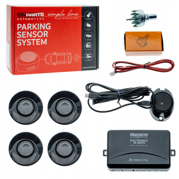 CZUJNIKI COFANIA PARKOWANIA TYŁ UNIWERSALNY 22MM CZARNY HOMOLOGACJA