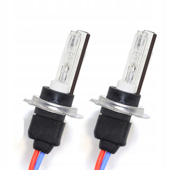 2x ŻARNIKI ŻARÓWKI XENON KSENON HID H7 6000K METALOWE GWARANCJA ZIMNA BIEL