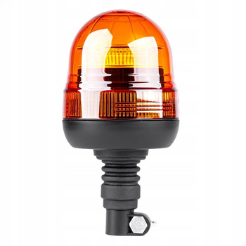 LAMPA OSTRZEGAWCZA BŁYSKOWA KOGUT LED R65 R10 12V 24V WAR09P WSPORNIK 39LED