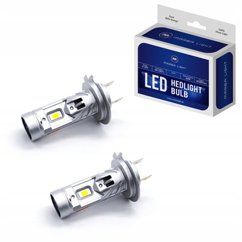 ŻARÓWKI H7 LED 45W MARBA CUSTOM WYSOKA JASNOŚĆ NAJMOCNIEJSZE DOPASOWANE 1:1
