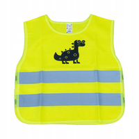 KAMIZELKA ODBLASKOWA DLA DZIECI Z CERTYFIKATEM DO SAMOCHODU DLA PRZEDSZKOLA