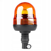 LAMPA OSTRZEGAWCZA BŁYSKOWA KOGUT LED R65 R10 12V 24V WAR09P WSPORNIK 39LED